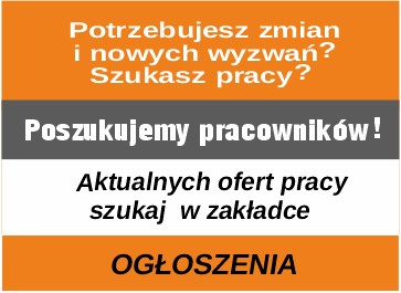 Poszukujemy pracowników	